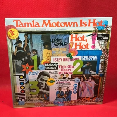VARIOUS Tamla Motown Is Hot, Hot, Hot! 1969 vinyl LP Marvin Gaye Bobby Taylor - Image 1 of 4