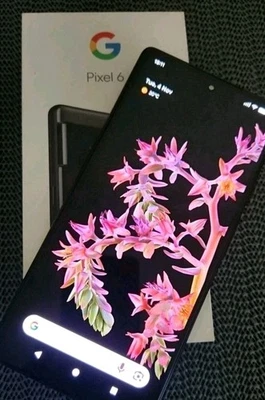Google Pixel 6 - 128GB - Stormy Black (Unlocked) See Description  - Image 1 of 4