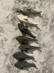 Lego Shark Lot of 7 Sea Life Ocean \ Divers Great White Authentic Saw Tooth - Picture 1 of 3
