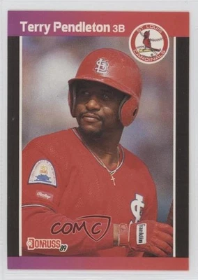 1989 Donruss Terry Pendleton (*Denotes on Back) #230 - Image 1 of 2