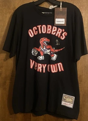 OVO Mitchell And Ness '95 Raptors Draft Day T-Shirt NWT Size L - Image 1 of 4