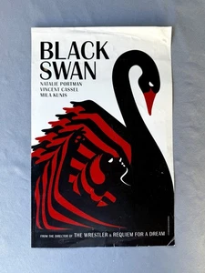 BLACK SWAN - ARTIST LA BOCA - Rare Original 2010 UK Promo Movie Poster 17” x 11” - Picture 1 of 11