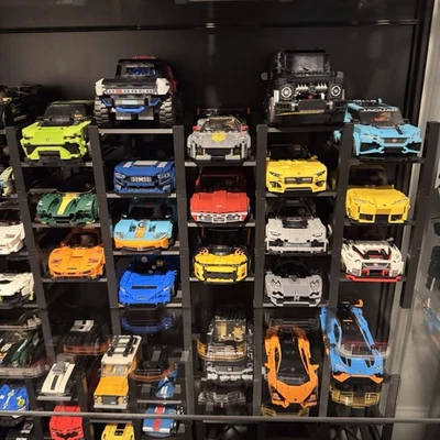 Lego Speed Champions soportes de exhibición apilables elevadores de garaje personalizables 3 niveles Foto 1 de 4