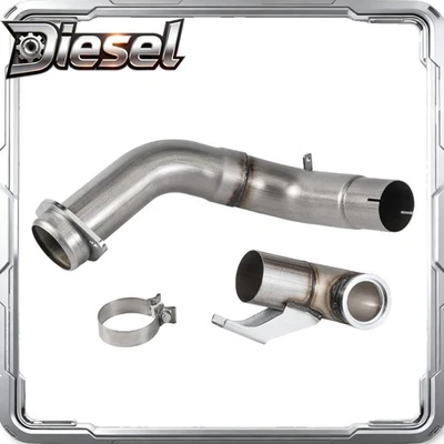 4" Turbo Exhaust Pipe Tube For Ford F250 F350 F450 F550 6.7L Powerstroke Diesel Foto 1 de 2