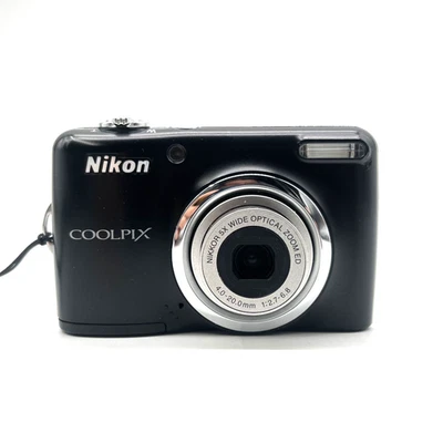 Nikon Coolpix L23 Digitalkamera Kompaktkamera Schwarz 10.1 Megapixel Getestet ✔️ - Bild 1 von 4