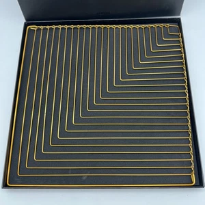 Kinetrika SQUARE WAVE Gold Kinetische Skulptur IB+ATE001 Ivan Black & Atellani - Bild 1 von 6