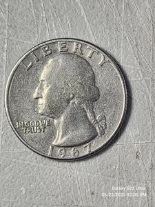 US Quarter 1967 No Mint Mark (2505231203 - Bild 1 von 2