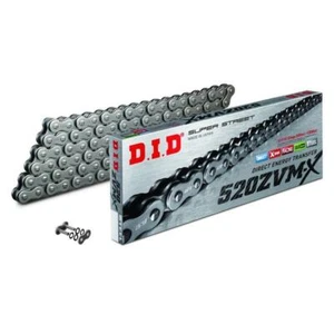 DID Steel Super HD Motorbike Chain 520 ZVMX 112 fits Suzuki RM465 X 81 - Picture 1 of 4