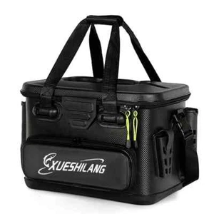 Fishing Tackle Box Multifunctional Fishing Barrel Box Durable Sticker Design New - Picture 1 of 18