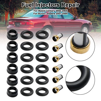 6x Fuel Injector Repair Kit O-Rings FJ318 Pour Buick Pour Chevy Pour Pontiac - Photo 1/4