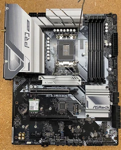 [SINGLE CHANNEL] [DDR5]ASRock PRO Z790 PRO RS WiFi Intel LGA1700 ATX Motherboard - Picture 1 of 5