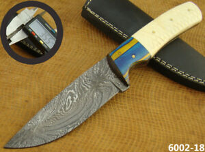 ALISTAR SUPERB HANDMADE DAMASCUS STEEL SKINNER/HUNTING KNIFE W/SHEATH (6002-18