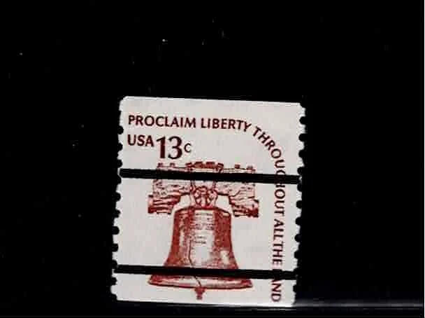 US Scott #1618a, Single 1975 Liberty Bell 13c VF MNH - Imagem 1 de 1