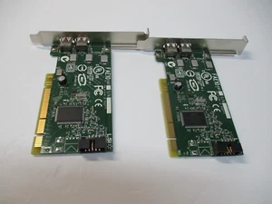 2x DELL 2 Port IEEE-1394 PCI Express 2.0 x16 FireWire Controller Card H924H - Picture 1 of 5
