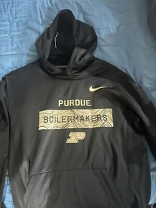 Purdue Boilermakers Nike Hoodie Jacket Black MEDIUM (Final Four Boilers!) - Picture 1 of 2
