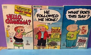 Hello, Grandma? Family Circus By Bil Keane 1973 Vintage Comic Book plus 2 books - Picture 1 of 1