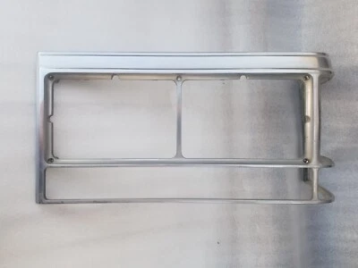 1980 - 1989 Cadillac Deville Fleetwood Brougham Left Headlight Bezel Trim - Image 1 of 4