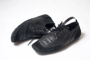 Louis Vuitton Herren Schwarz Leder Vintage Sneaker Größe LV 7 1/2 / US 8,5 - Bild 1 von 11