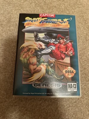 Street Fighter II 2 Special Champion Edition (Sega Genesis) Cartridge And Case - Image 1 of 3