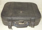 Grauer Koffer Kunstleder original DDR 1970 Hipster 