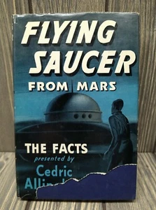 "Flying Saucer From Mars" by Cedric Allingham 1954, UFOs Occult Metaphysical - Bild 1 von 7