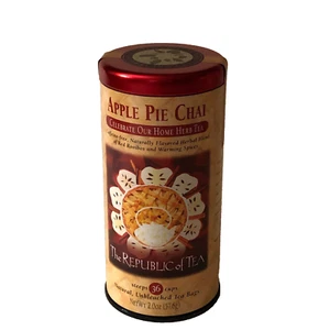 The Republic of Tea Apple Pie Chai — 36 Tea Bags - Picture 1 of 6