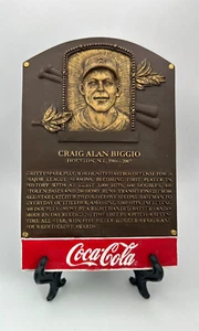 CRAIG BIGGIO 2015 Replica Hall of Fame Plaque with stand Houston Astros SGA - Picture 1 of 3