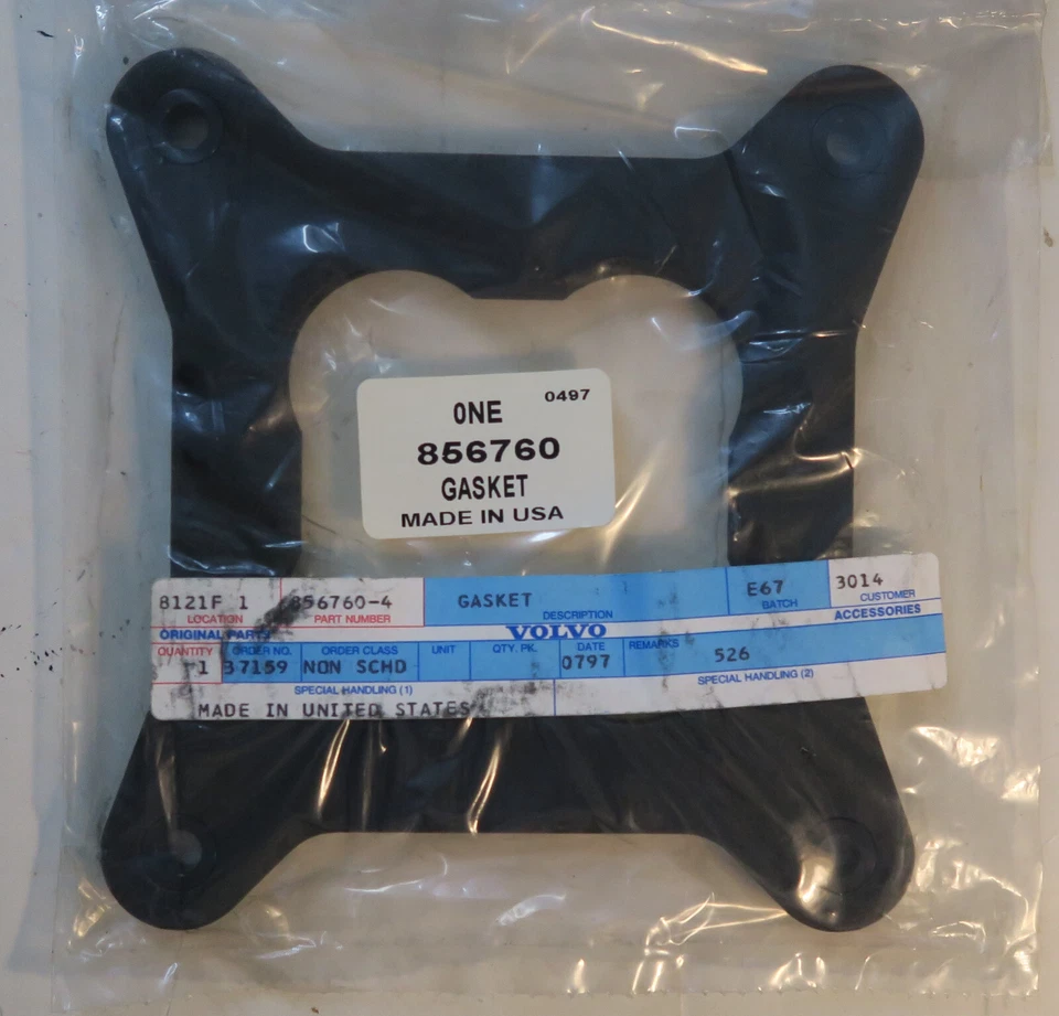 Junta de carburador Volvo 856760-4 4bbl Foto 1 de 1