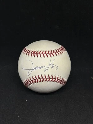 NUEVA YORK YANKEES JIMMY KEY BÉISBOL CERTIFICADO DE AUTENTICIDAD PSA/ADN MLB AUTÓGRAFO TORONTO Foto 1 de 2
