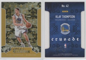 2015-16 Panini Excalibur Crusade Camo Klay Thompson #42