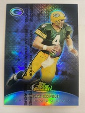 1999 Topps Team Finest Blue/Refractor Brett Favre #T2  W/Coating 052/150!!