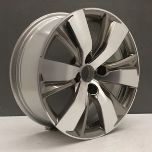 PEUGEOT 2008 DIAMOND CUT GREY 16" ALLOY WHEEL RIM 6.5J OEM 9813557977 GENUINE X1 - Picture 1 of 16