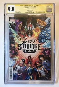 š„STRANGE ACADEMY 1 CGC 9.8 J SCOTT CAMPBELL SIGNED VARIANT. - Picture 1 of 2