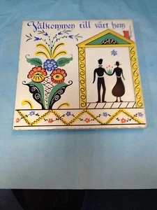 VINTAGE SCHWEDISCHER STIL FLIESE SIGNIERT BERGGREN---------------------------c2 - Bild 1 von 5