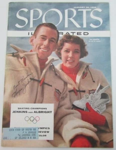 Hayes Jenkins Signed Sports Illustrated 1/30/56 Skating Olympian 156575 - Imagen 1 de 1