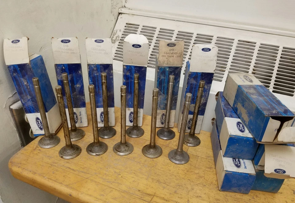 Válvula de escape de motor NOS FORD 11X serve 1966-1969 Mercury Comet Cyclone Cougar   - Imagem 1 de 3