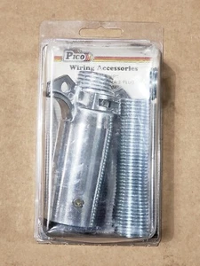 PICO 7 Wire Chrome Plated Trailer Male Plug with Spring, 0708PT - Foto 1 di 2