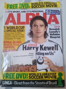 ALPHA Magazine June 2006 - HARRY KEWELL - Ginga - Brasilian Football - Sealed - Picture 1 of 2