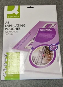 Q-Connect A4 Laminating Pouch 250 Micron (25 Pack) KF04120 - Picture 1 of 3