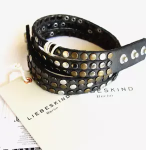 Liebeskind Wickel - Armband Rindsleder light grey vegetable LKB206 Leder - Bild 1 von 1