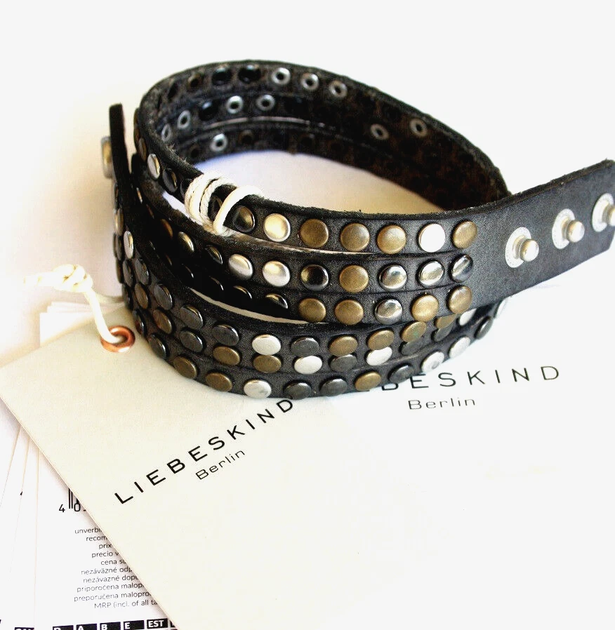 Liebeskind Wickel - Armband Rindsleder light grey vegetable LKB206 Leder - Bild 1 von 1