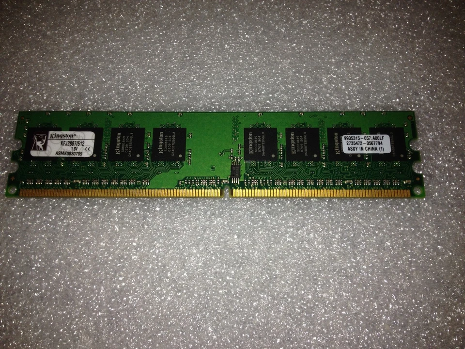Memoria DDR2 Kingston KFJ2887/512 512MB PC2-3200 400MHz CL3 240 Pin - Immagine 1 di 1