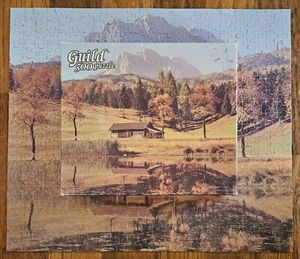Vintage WHITMAN GUILD 500 PIECE JIGSAW PUZZLE 15 1/2 x18 GERMAN COUNTRYSIDE BARN - Picture 1 of 12