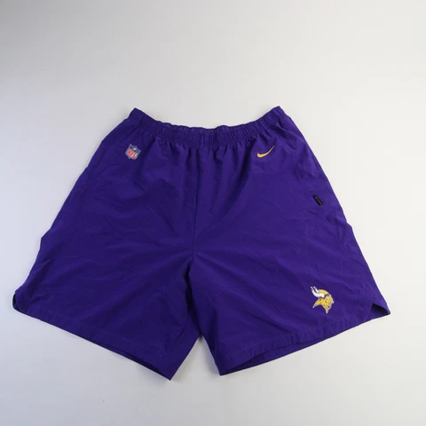 Minnesota Vikings Nike NFL On Field Apparel Dri-Fit Practice Shorts Men's Used Cover