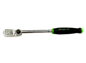 Snap On Tools NEW TH72MPG 1/4" Drive GREEN Soft Grip Multi-Position Ratchet USA - Picture 1 of 10
