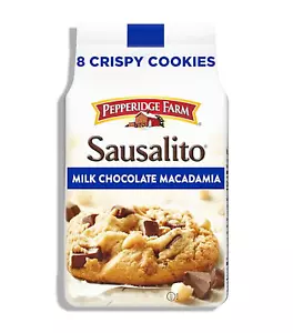 Pepperidge Farm Sausalito Crispy Milk Chocolate Macadamia Nut Cookies 7.2 OZ Bag - Picture 1 of 3