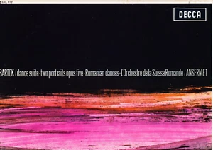 SXL 6121 WB UK - BARTOK - DANCE SUITE, TWO PORTRAITS ETC. - ANSERMET NM - Picture 1 of 2