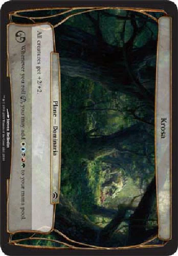 KROSA (OVERSIZE) Planechase MTG Magic the Gathering Cards DJMagic - Image 1 of 1
