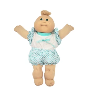 Cabbage Patch Kids Puppe Frühchen Baby Tuff Weizenhaar 1982 grüne Augen Vintage - Bild 1 von 9