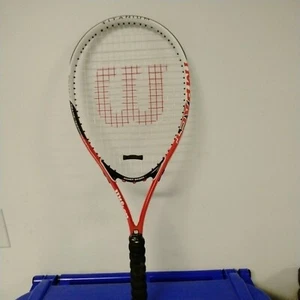 Wilson Impact Tennis Racquet Titanium Volcanic Frame USA Power Bridge Needs Grip - Imagen 1 de 12